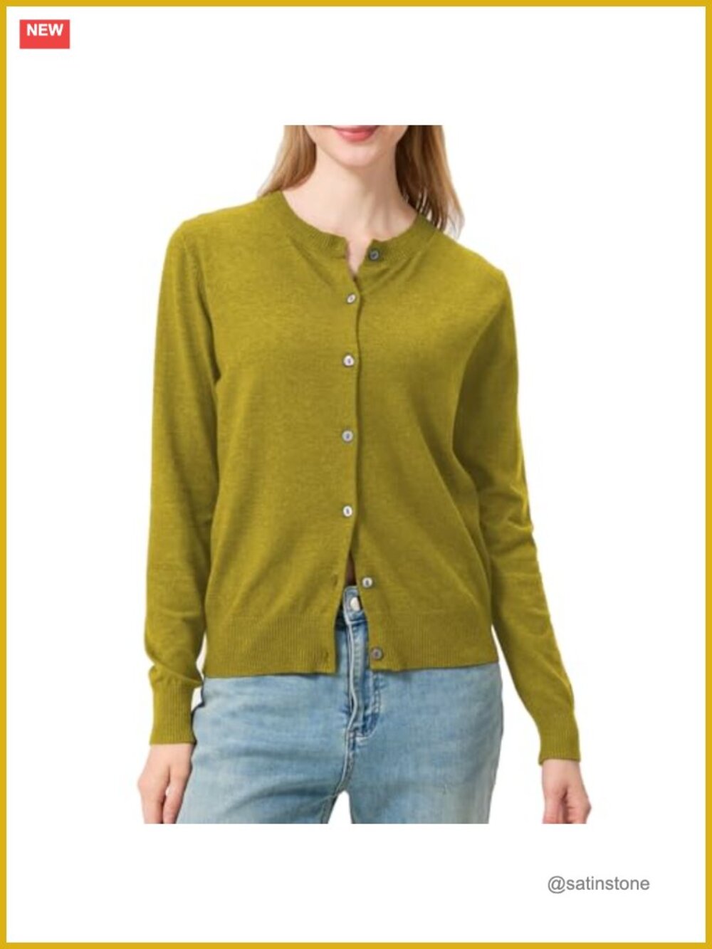 Womens Fall Lightweight Button Down Long Sleeve Cardigan Sweater - Picture 1 of 6